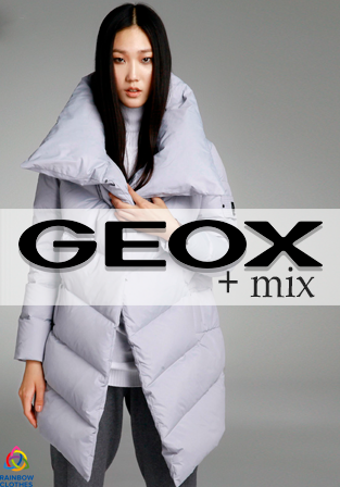 Geox+mix пуховики длинные женские