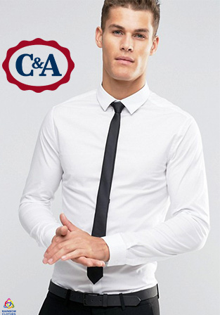 C&A рубашка белая №15