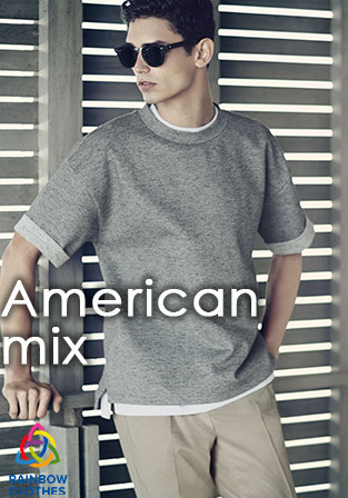 American mix men t-shirt