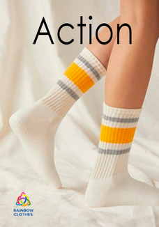 Action socks mix a/w