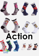 Action kids socks