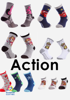 Action kids socks